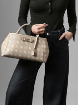 Handtas Carrie Logo Guess Beige carrie logo GP989806-vue-porte