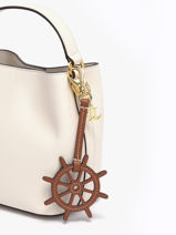Bag Charm Wheel Leder Lauren ralph lauren Bruin dryden 32P09308-vue-porte