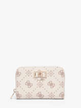 Portefeuille Emelie Logo Guess Wit emelie logo GP928140