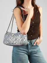 Schoudertas Giully Guess Blauw giully DG967309-vue-porte