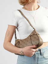 Schoudertas Danya Guess Bruin danya SG991718-vue-porte