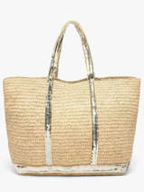 Schoudertas Cabas Raphia Raphia Vanessa bruno Beige cabas raphia 64V40315