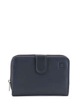 Portefeuille Leder Hexagona Blauw confort 461063