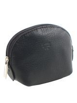 Portemonnee Caviar Leder Crinkles Zwart caviar 14026