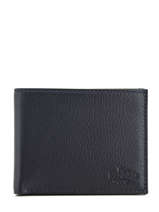 Portefeuille Leder Yves renard Blauw foulonne 2306