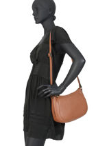 Cross Body Tas Confort Leder Hexagona Beige confort 466743-vue-porte