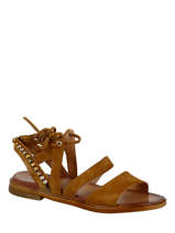 Sandalen Strass Sude Leder Mjus Bruin women M05046