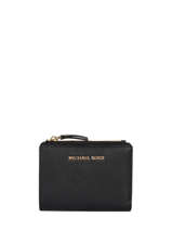 Portefeuille Jetset Leder Michael kors Zwart jet set F9GJ6F2L