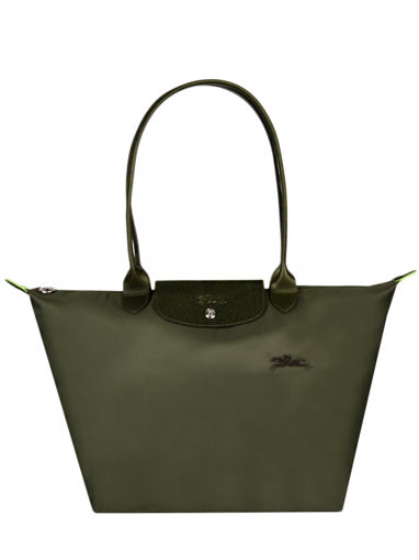 Longchamp Le pliage green Schoudertas Groen