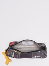 Pennenzak Oregon 1 Compartiment Stones and bones Grijs boys B-vue-porte