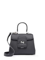 Cross Body Tas Mini Duras Leder Nathan baume Zwart ines 4