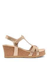 Sandalen Liviane Havana Uit Leder Mephisto Veelkleurig women P5141929