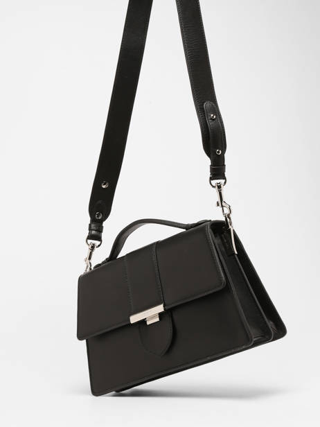 Cross Body Tas Paris Ily Leder Lancaster Zwart paris ily 11 ander zicht 2