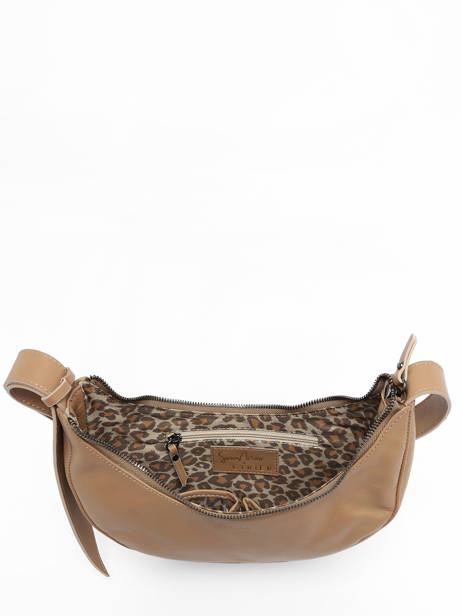 Cross Body Tas Sosoomao Leder Etrier Beige sosoomao ECSO057M ander zicht 3