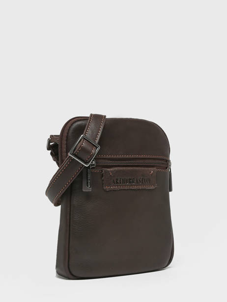 Cross Body Tas Arthur Leder Arthur & aston Bruin johany 8 ander zicht 2