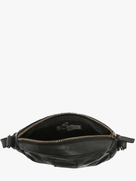 Cross Body Tas Heritage Leder Biba Zwart heritage BT25 ander zicht 3