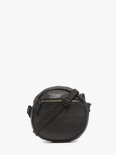 Cross Body Tas Heritage Leder Biba Zwart heritage BT25 ander zicht 4