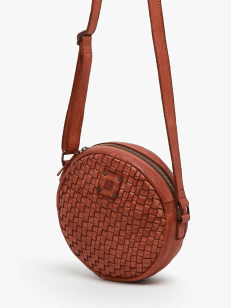 Cross Body Tas Heritage Leder Biba Bruin heritage KA18 ander zicht 2