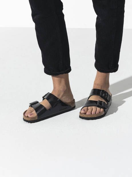Slippers Arizona Birkenstock Zwart women 1005292 ander zicht 2
