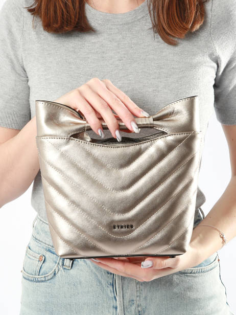 Cross Body Tas Rafale Leder Etrier Goud rafale ERAF042S ander zicht 1