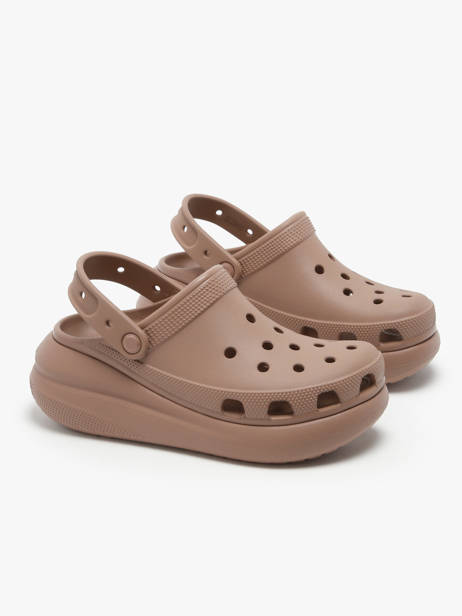 Slippers Crush Clog Crocs Bruin women 207521 ander zicht 1