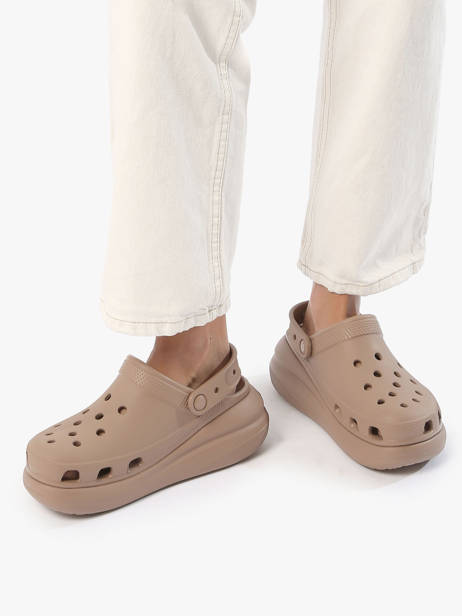 Slippers Crush Clog Crocs Bruin women 207521 ander zicht 2