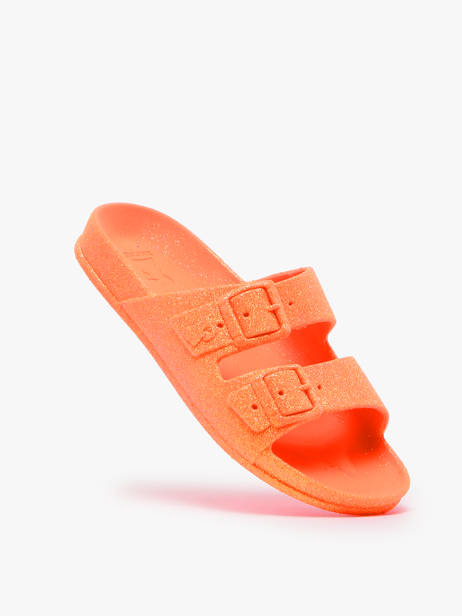 Slippers Neon Cacatoes Oranje women NEON ander zicht 1