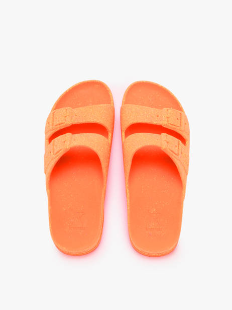Slippers Neon Cacatoes Oranje women NEON ander zicht 3
