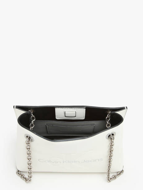 Schoudertas Sculpted Calvin klein jeans Wit sculpted K607831 ander zicht 3