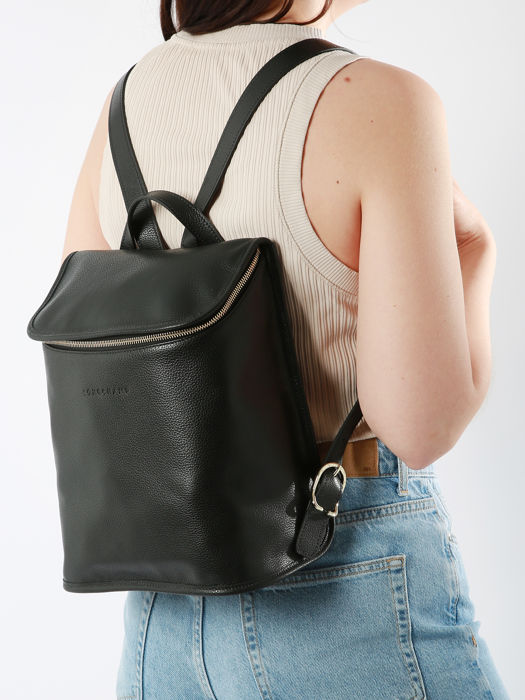 Longchamp Le foulonnÃ© Rugzak Zwart