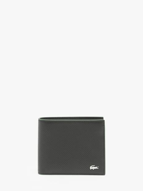 Portefeuille Leder Lacoste Zwart fg NH4573FW