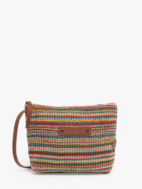 Cross Body Tas Over The Rainbow Raphia Le voyage en panier Veelkleurig over the rainbow PM457