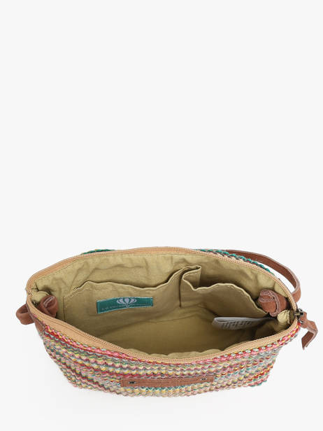 Cross Body Tas Over The Rainbow Raphia Le voyage en panier Veelkleurig over the rainbow PM457 ander zicht 3