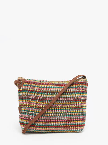 Cross Body Tas Over The Rainbow Raphia Le voyage en panier Veelkleurig over the rainbow PM457 ander zicht 4