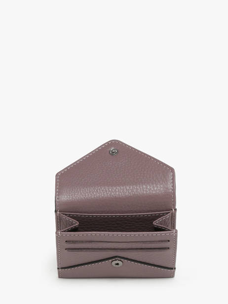 Portemonnee Leder Yves renard Violet enveloppe 29250 ander zicht 1