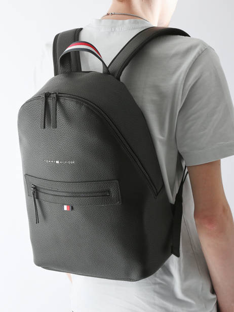 Business Rugzak Tommy hilfiger Zwart essentiel AM09503 ander zicht 1