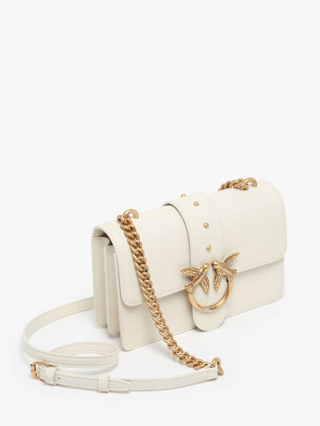 Cross Body Tas Love Bag Icon Leder Pinko Wit love bag icon A0F1 ander zicht 2