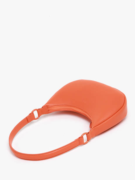 Schoudertas Oxer Leder Etrier Oranje oxer EOXE017V ander zicht 2