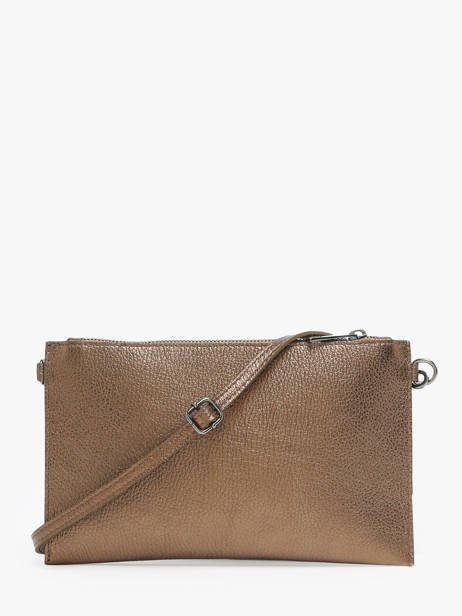 Cross Body Tas Caviar Leder Milano Bruin caviar CA240611 ander zicht 4