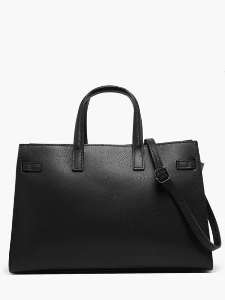 Handtas Caviar Leder Milano Zwart caviar CA24062 ander zicht 4