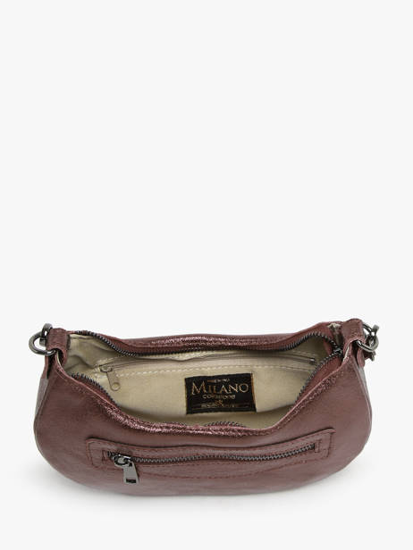 Schoudertas Nine Leder Milano Bruin nine NI24061 ander zicht 3