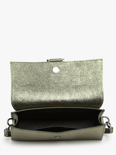 Schoudertas Nine Leder Milano Groen nine NI24066 ander zicht 3