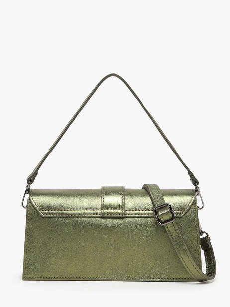 Schoudertas Nine Leder Milano Groen nine NI24066 ander zicht 4