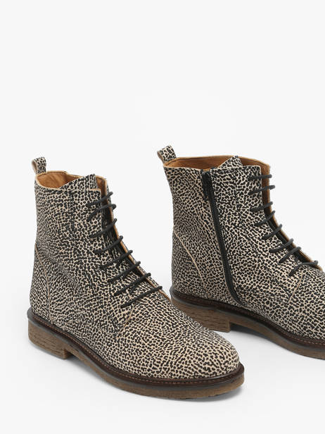 Enkellaarsjes Zag Uit Leder Aliwell Grijs women ZAG ander zicht 2