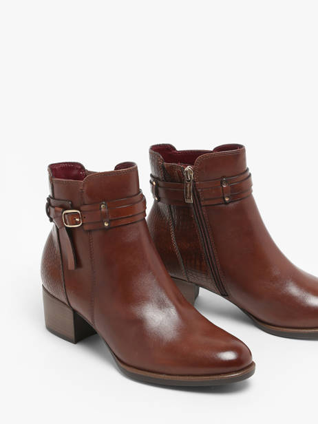 Enkellaarsjes Uit Leder Tamaris Bruin women 43 ander zicht 2