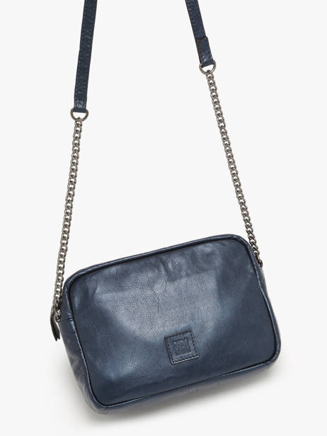 Cross Body Tas Heritage Leder Biba Blauw heritage TAC2L ander zicht 2