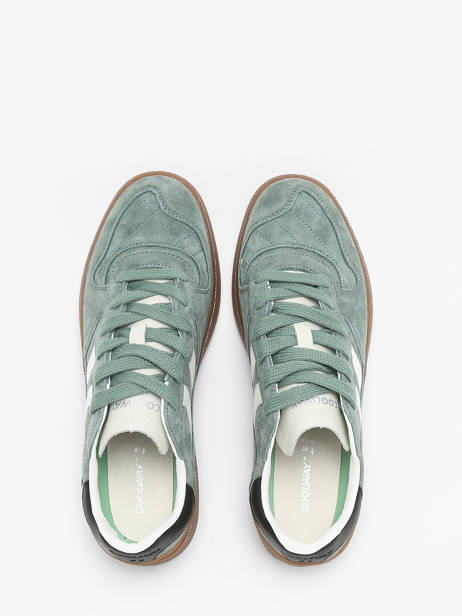 Sneakers Goal Uit Leder Coolway Groen men 8623396 ander zicht 3