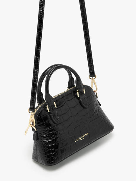 Cross Body Tas Exo Leder Lancaster Zwart exo 104 ander zicht 1