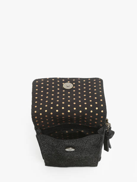 Cross Body Tas Nina Leder Pieces Zwart nina 17151399 ander zicht 3