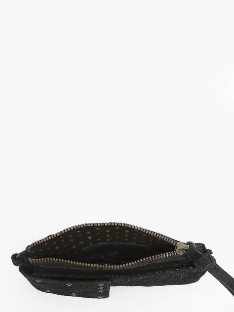 Cross Body Tas Nina Leder Pieces Zwart nina 17151399 ander zicht 4